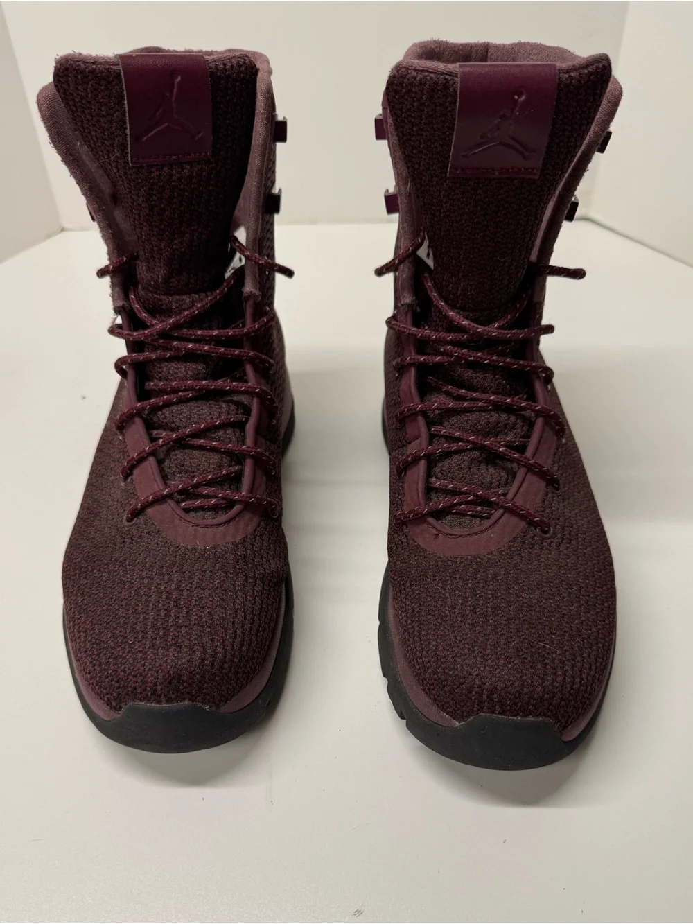 Men’s Jordan event, waterproof burgundy, high top boots